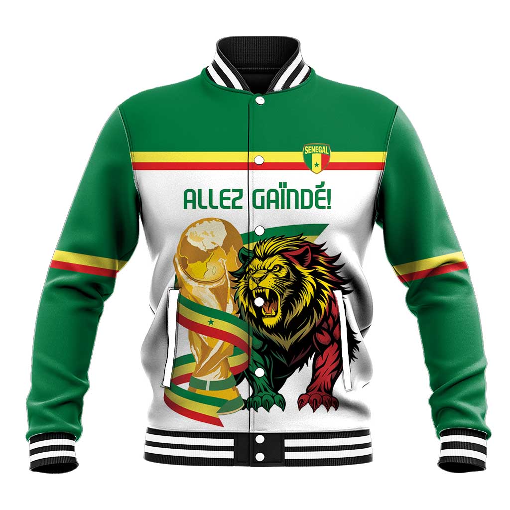Personalized Senegal WC26 Future Champions Baseball Jacket Lions de la Teranga Allez Gainde