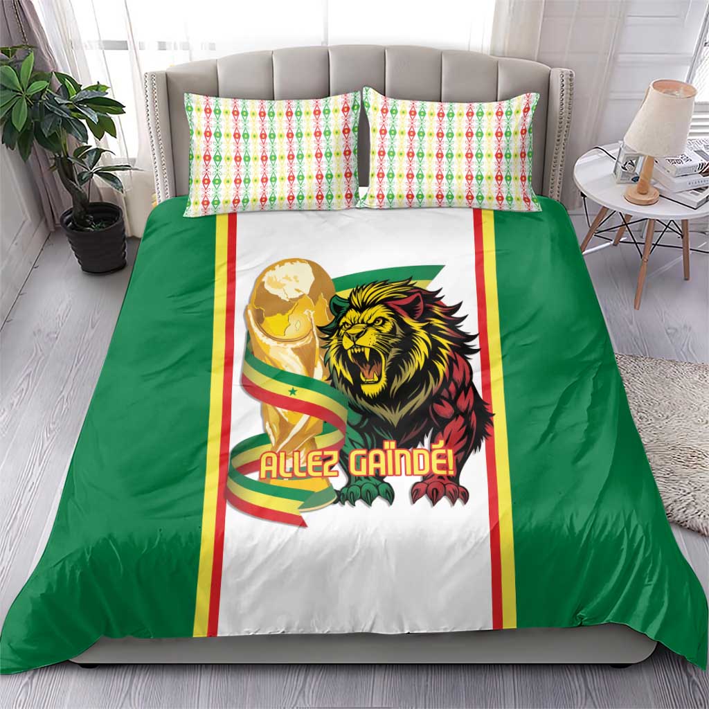 Senegal WC26 Future Champions Bedding Set Lions de la Teranga Allez Gainde