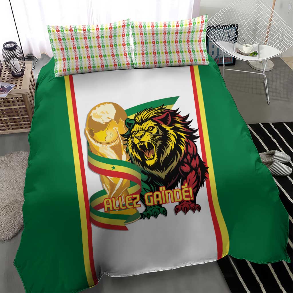 Senegal WC26 Future Champions Bedding Set Lions de la Teranga Allez Gainde
