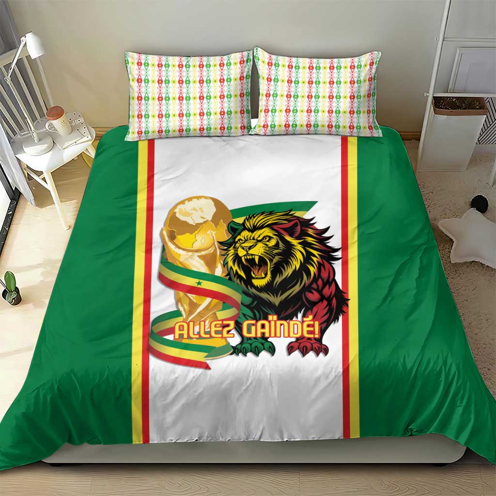 Senegal WC26 Future Champions Bedding Set Lions de la Teranga Allez Gainde