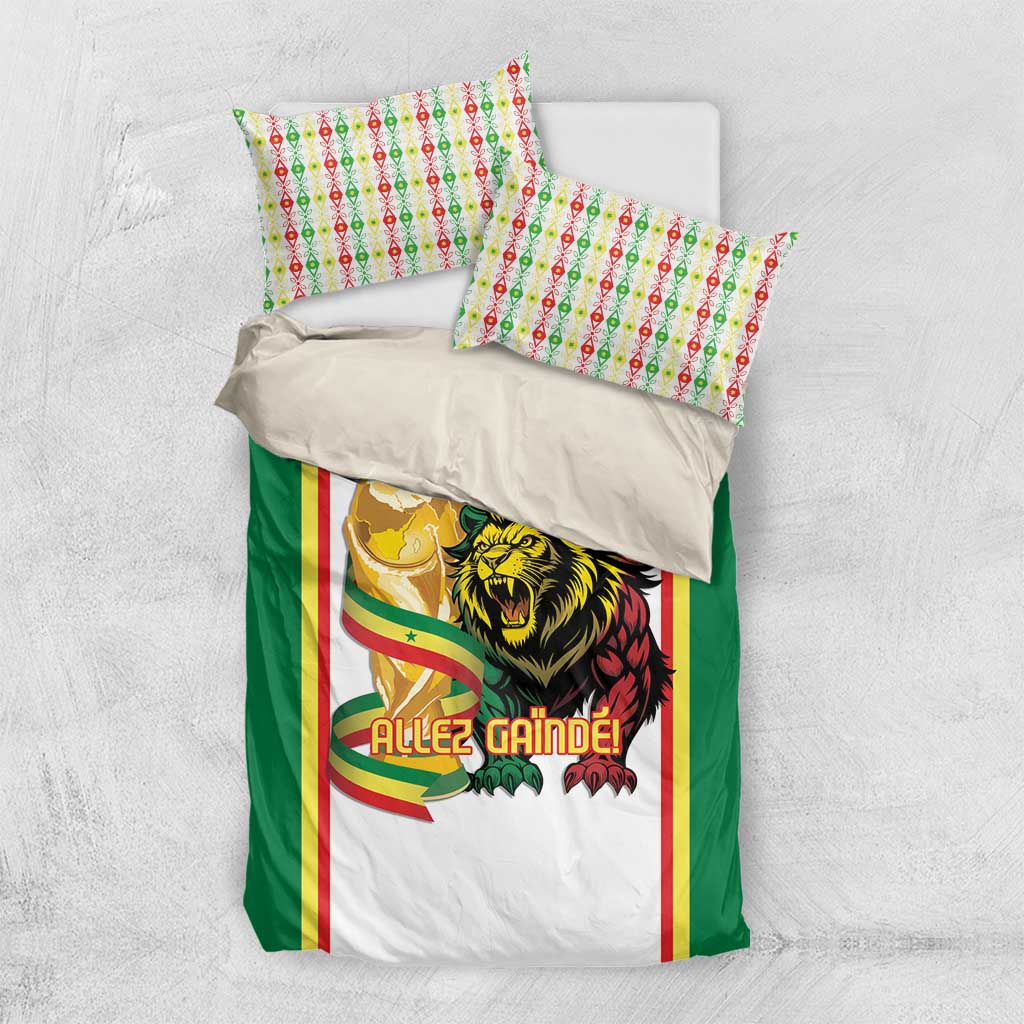 Senegal WC26 Future Champions Bedding Set Lions de la Teranga Allez Gainde