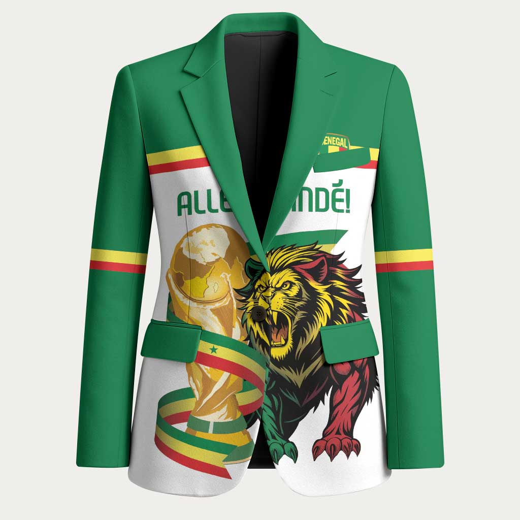 Personalized Senegal WC26 Future Champions Blazer Lions de la Teranga Allez Gainde