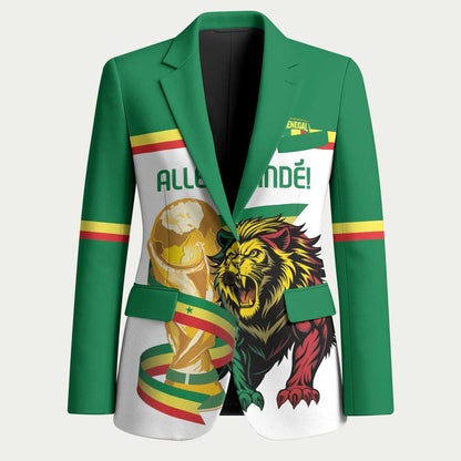 Personalized Senegal WC26 Future Champions Blazer Lions de la Teranga Allez Gainde