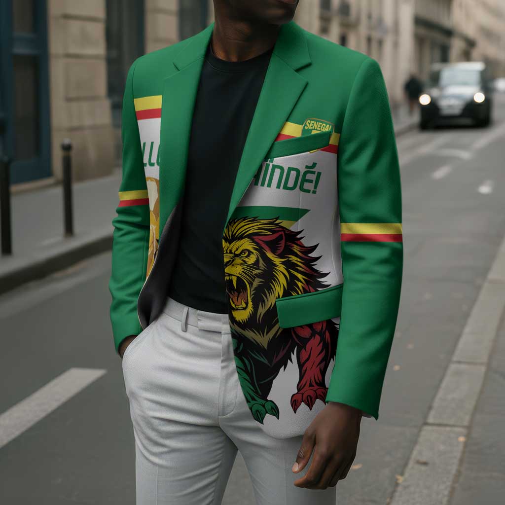 Personalized Senegal WC26 Future Champions Blazer Lions de la Teranga Allez Gainde