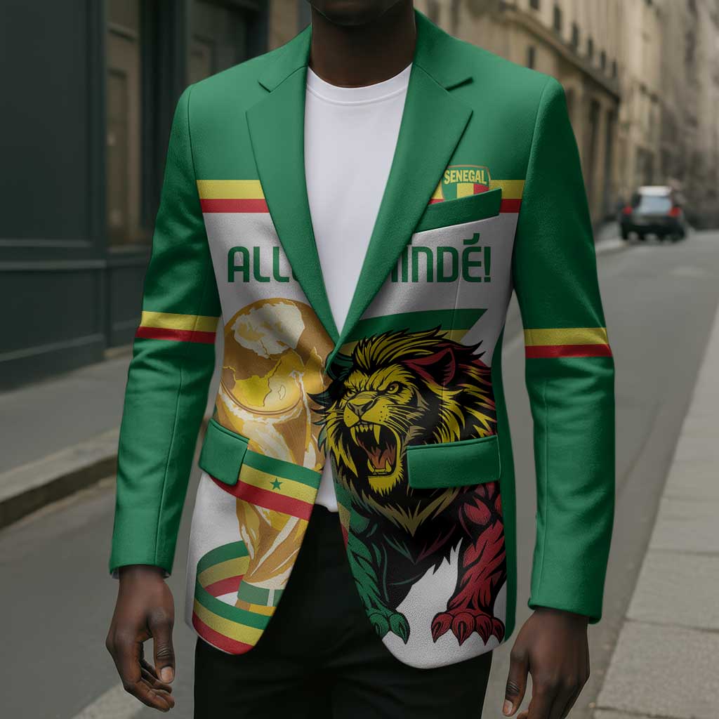 Personalized Senegal WC26 Future Champions Blazer Lions de la Teranga Allez Gainde