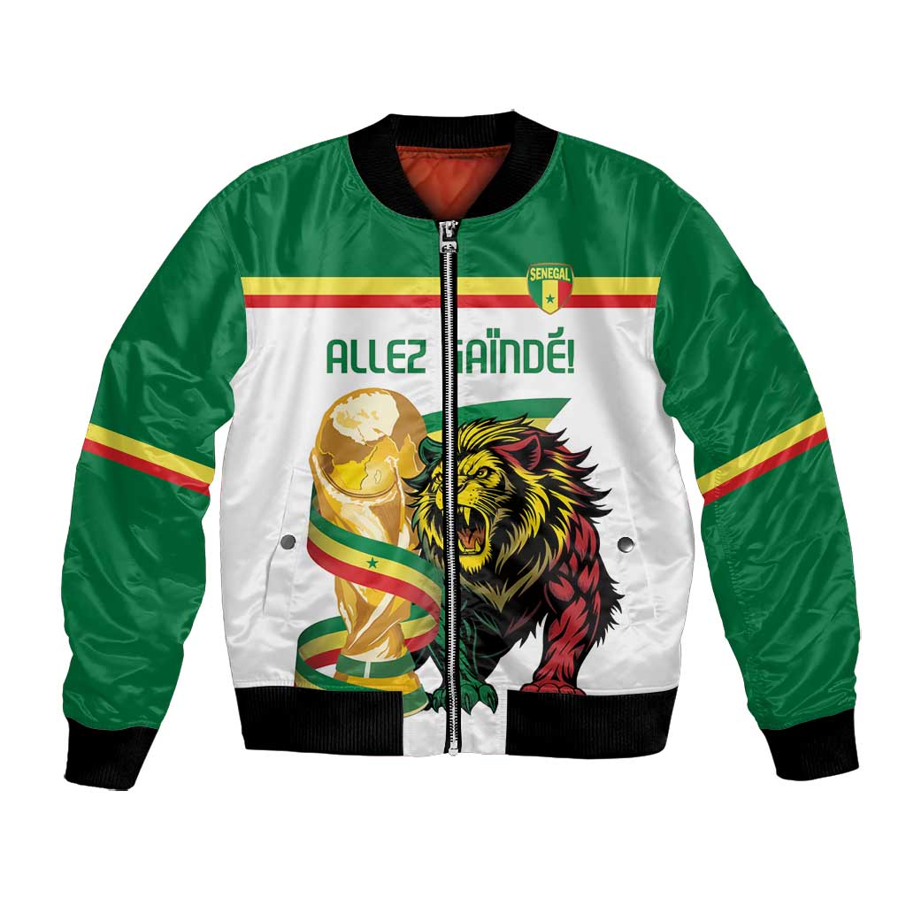 Personalized Senegal WC26 Future Champions Bomber Jacket Lions de la Teranga Allez Gainde