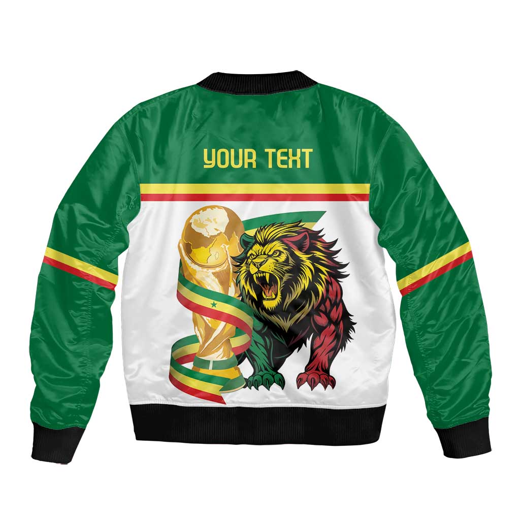 Personalized Senegal WC26 Future Champions Bomber Jacket Lions de la Teranga Allez Gainde