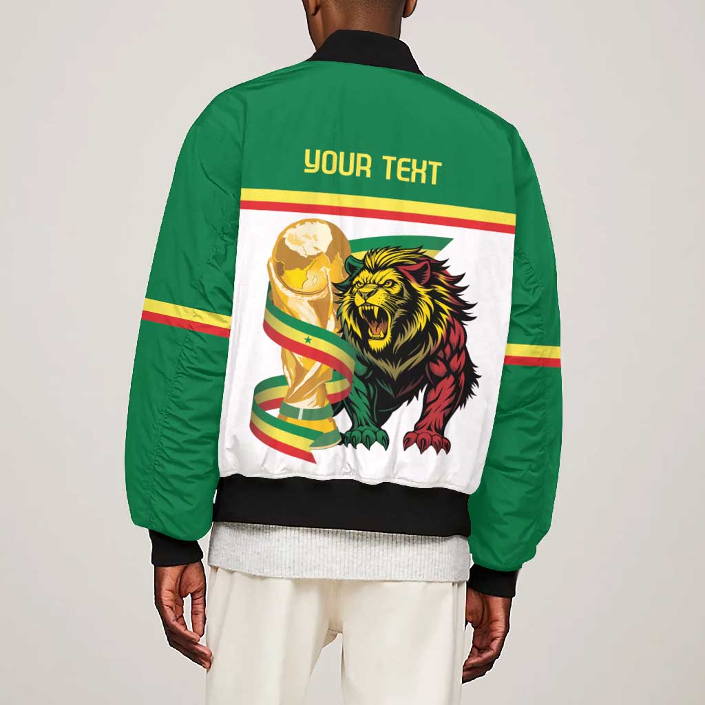Personalized Senegal WC26 Future Champions Bomber Jacket Lions de la Teranga Allez Gainde