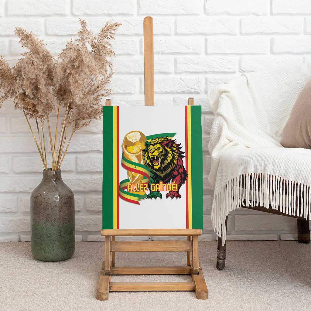 Senegal WC26 Future Champions Canvas Wall Art Lions de la Teranga Allez Gainde