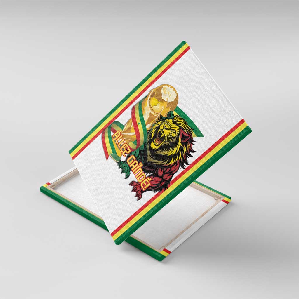 Senegal WC26 Future Champions Canvas Wall Art Lions de la Teranga Allez Gainde