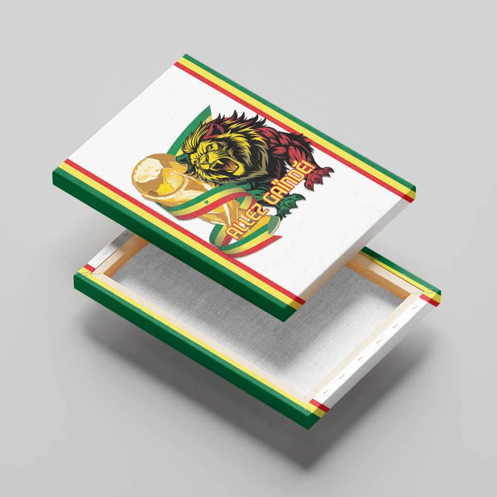 Senegal WC26 Future Champions Canvas Wall Art Lions de la Teranga Allez Gainde