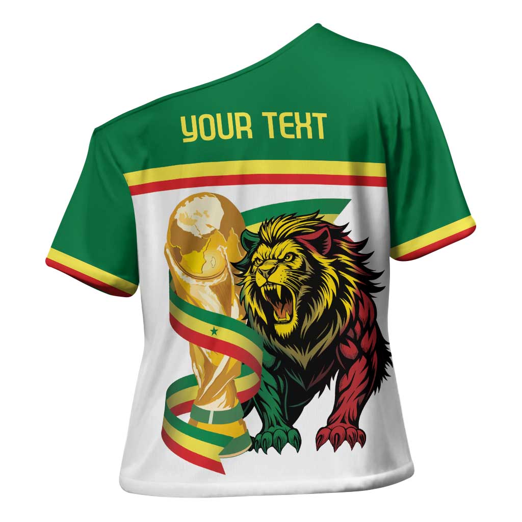 Personalized Senegal WC26 Future Champions Cross Shoulder Shirt Lions de la Teranga Allez Gainde