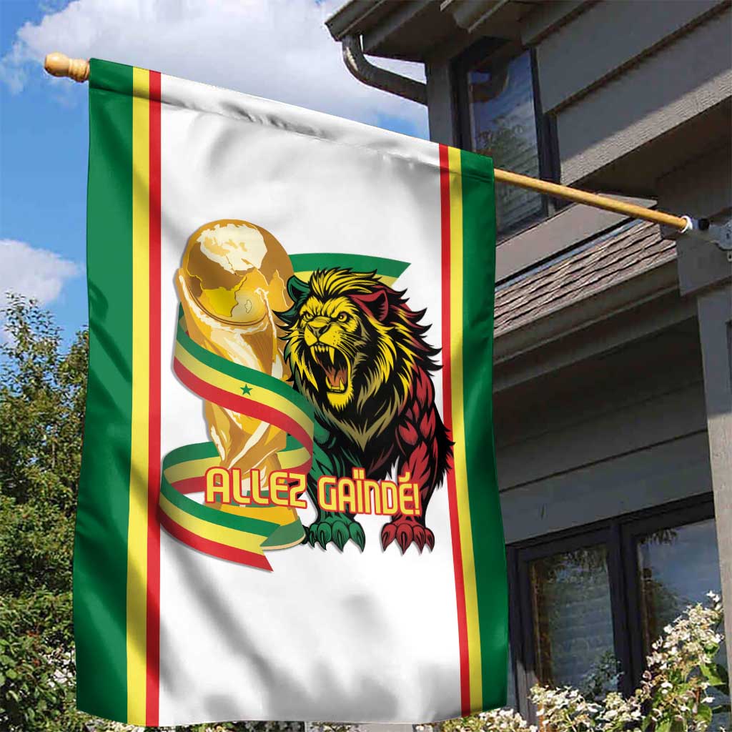 Senegal WC26 Future Champions Garden Flag Lions de la Teranga Allez Gainde