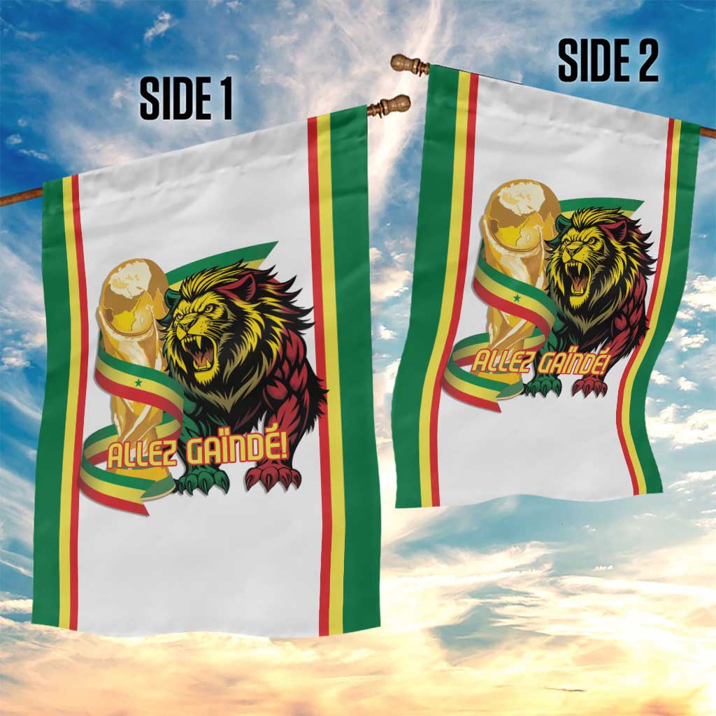 Senegal WC26 Future Champions Garden Flag Lions de la Teranga Allez Gainde