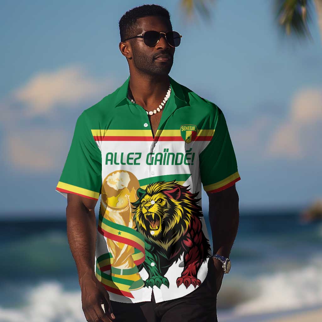 Personalized Senegal WC26 Future Champions Hawaiian Shirt Lions de la Teranga Allez Gainde