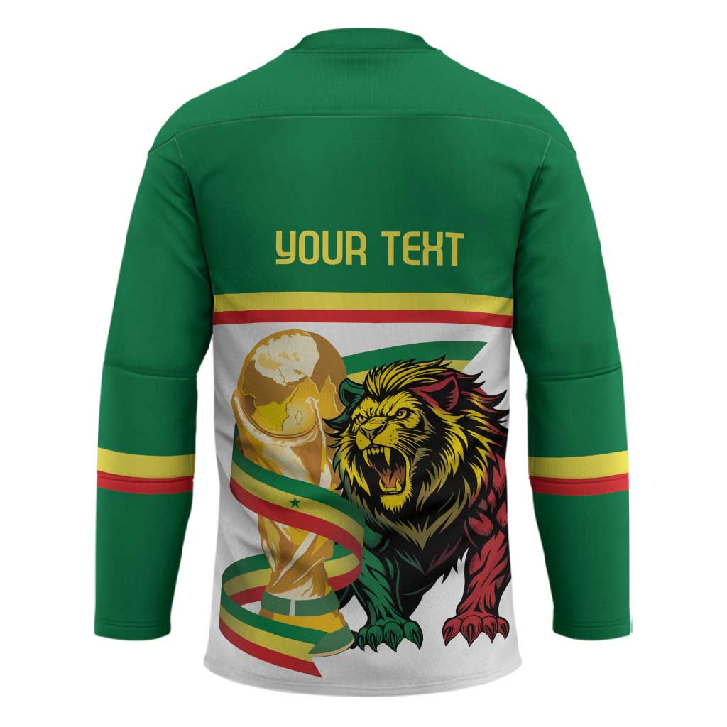 Personalized Senegal WC26 Future Champions Hockey Jersey Lions de la Teranga Allez Gainde