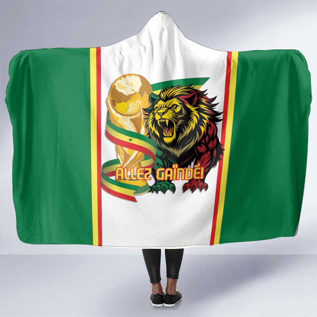 Senegal WC26 Future Champions Hooded Blanket Lions de la Teranga Allez Gainde