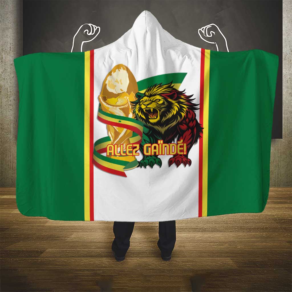 Senegal WC26 Future Champions Hooded Blanket Lions de la Teranga Allez Gainde