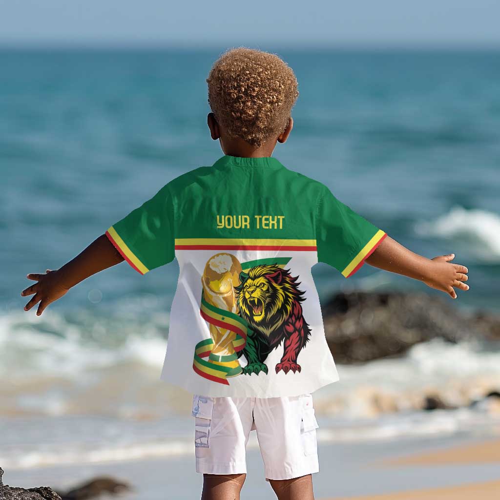Personalized Senegal WC26 Future Champions Kid Hawaiian Shirt Lions de la Teranga Allez Gainde