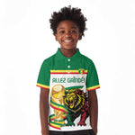 Personalized Senegal WC26 Future Champions Kid Polo Shirt Lions de la Teranga Allez Gainde