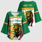 Personalized Senegal WC26 Future Champions Kimono Sleeve Blouse Lions de la Teranga Allez Gainde