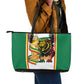 Senegal WC26 Future Champions Leather Tote Bag Lions de la Teranga Allez Gainde