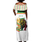 Personalized Senegal WC26 Future Champions Off Shoulder Maxi Dress Lions de la Teranga Allez Gainde