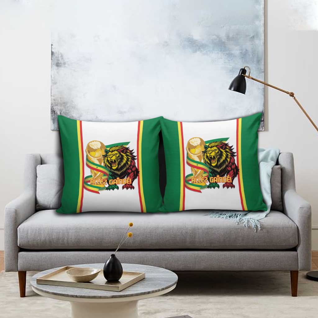 Senegal WC26 Future Champions Pillow Cover Lions de la Teranga Allez Gainde