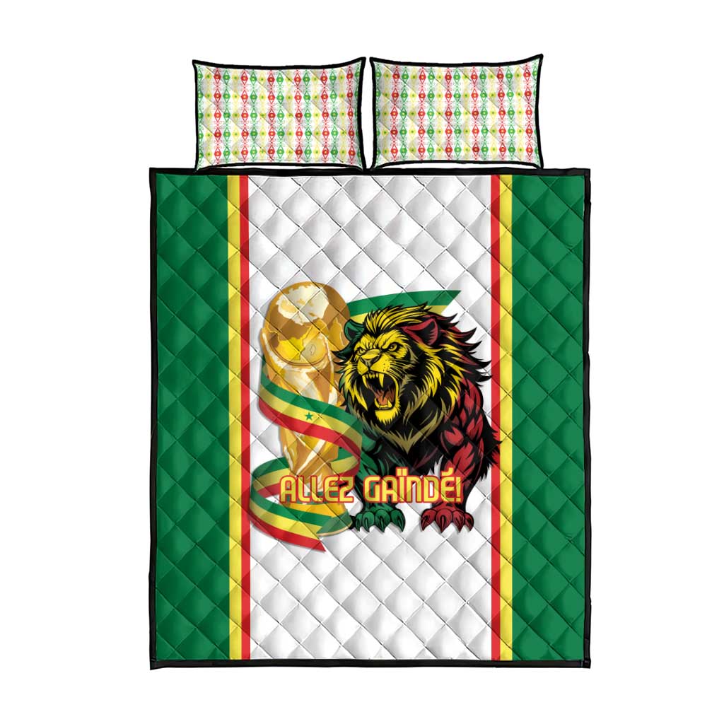Senegal WC26 Future Champions Quilt Bed Set Lions de la Teranga Allez Gainde