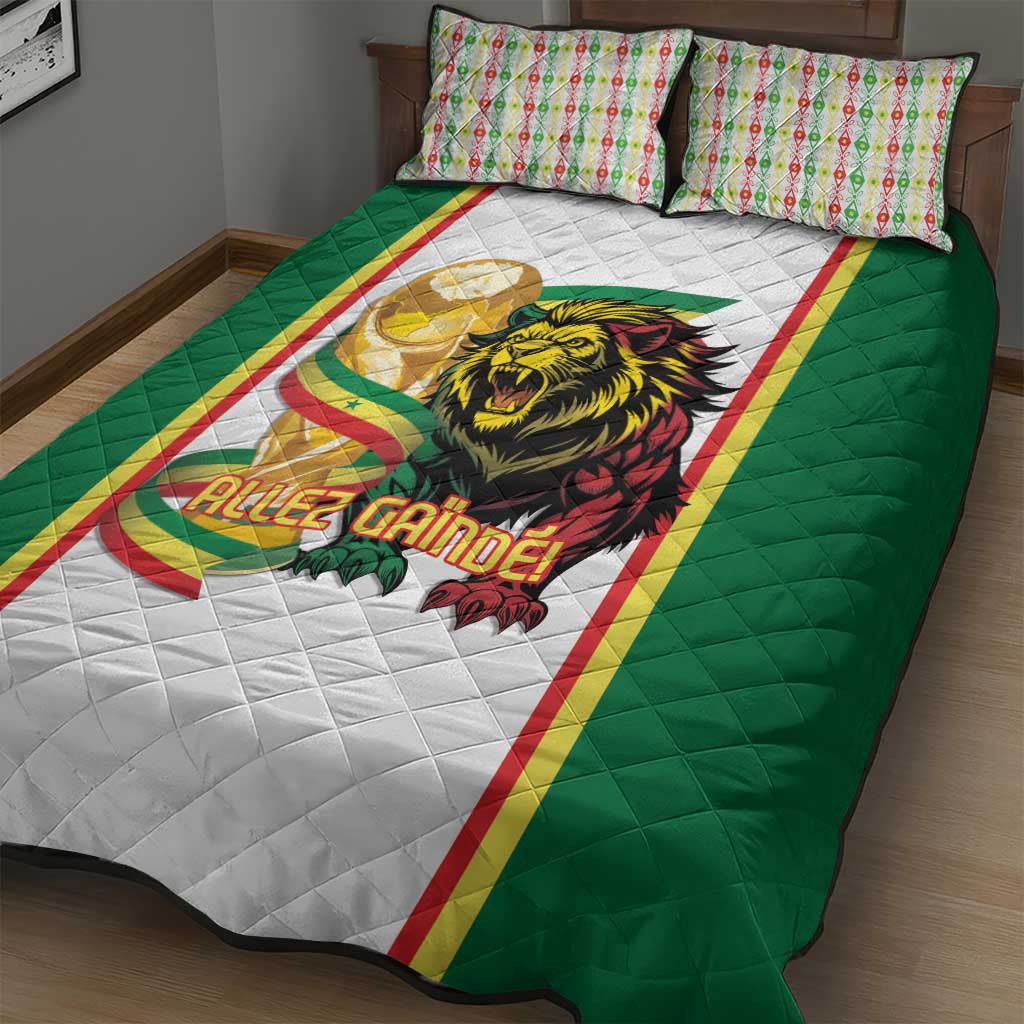 Senegal WC26 Future Champions Quilt Bed Set Lions de la Teranga Allez Gainde