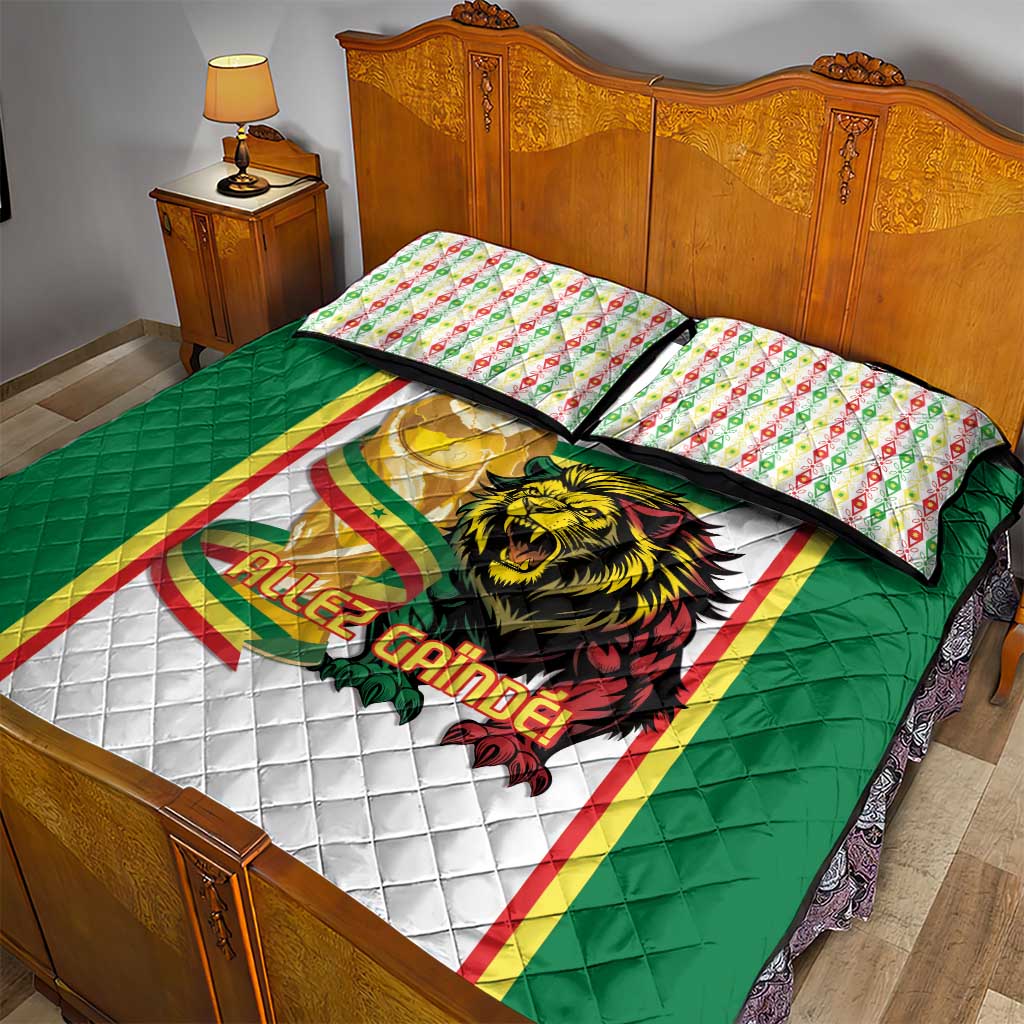 Senegal WC26 Future Champions Quilt Bed Set Lions de la Teranga Allez Gainde