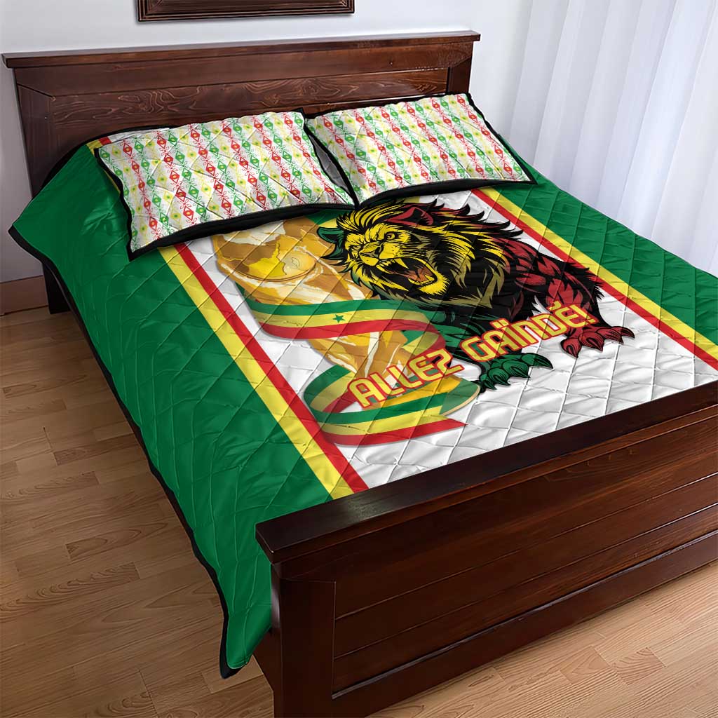 Senegal WC26 Future Champions Quilt Bed Set Lions de la Teranga Allez Gainde