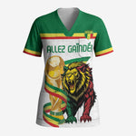 Personalized Senegal WC26 Future Champions Scrub Top Lions de la Teranga Allez Gainde