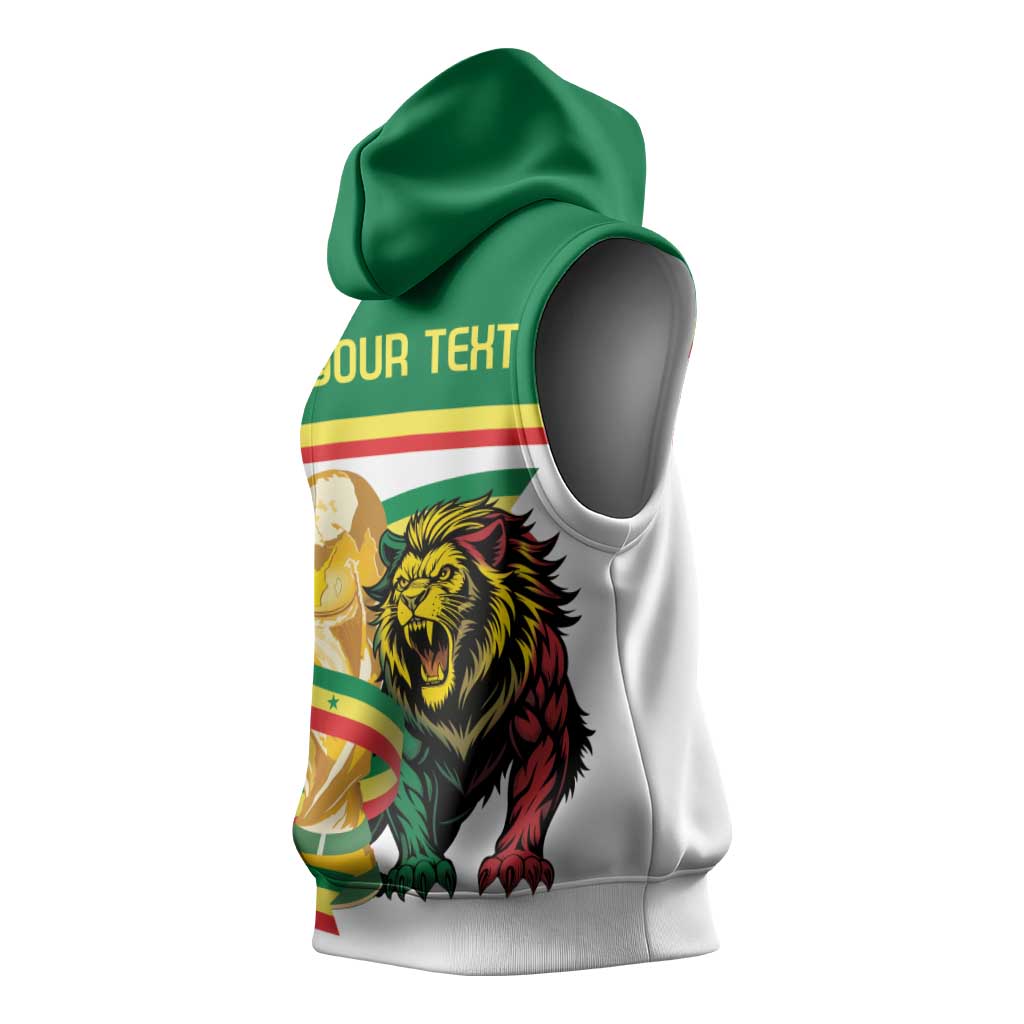 Personalized Senegal WC26 Future Champions Sleeveless Hoodie Lions de la Teranga Allez Gainde