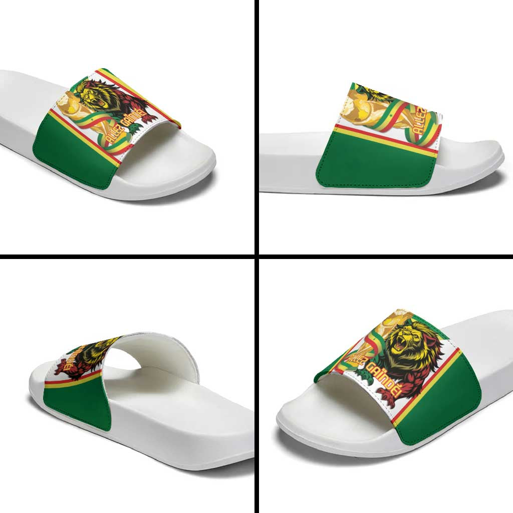 Senegal WC26 Future Champions Slide Sandals Lions de la Teranga Allez Gainde