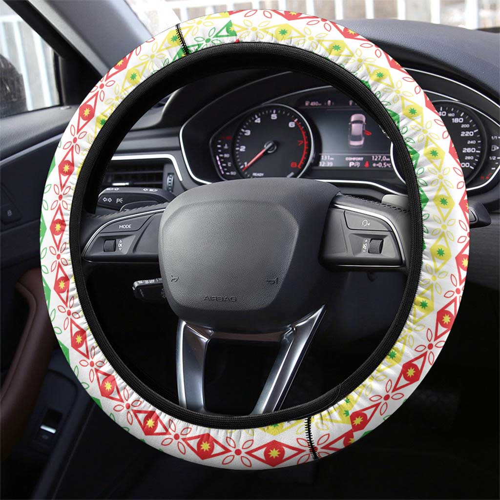 Senegal WC26 Future Champions Steering Wheel Cover Lions de la Teranga Allez Gainde