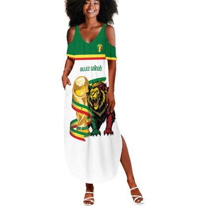 Personalized Senegal WC26 Future Champions Summer Maxi Dress Lions de la Teranga Allez Gainde