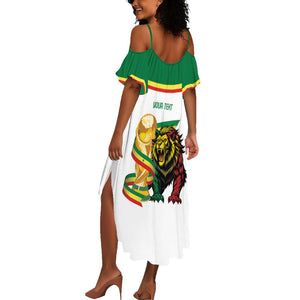 Personalized Senegal WC26 Future Champions Summer Maxi Dress Lions de la Teranga Allez Gainde