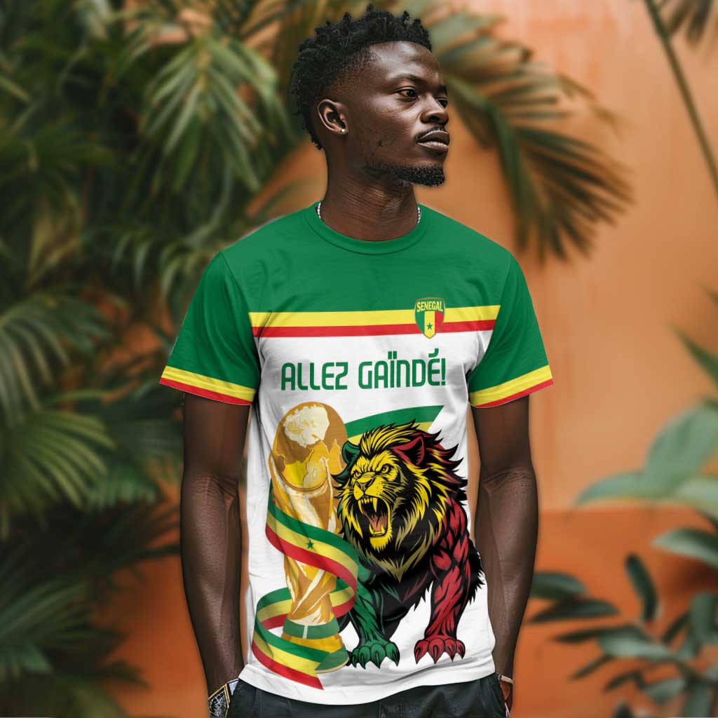 Personalized Senegal WC26 Future Champions T shirt Lions de la Teranga Allez Gainde