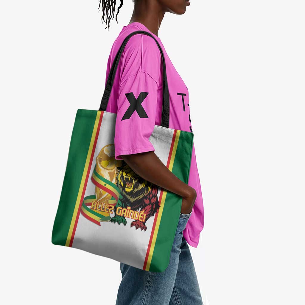 Senegal WC26 Future Champions Tote Bag Lions de la Teranga Allez Gainde