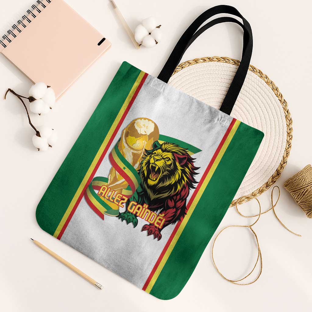 Senegal WC26 Future Champions Tote Bag Lions de la Teranga Allez Gainde
