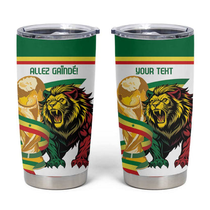 Personalized Senegal WC26 Future Champions Tumbler Cup Lions de la Teranga Allez Gainde
