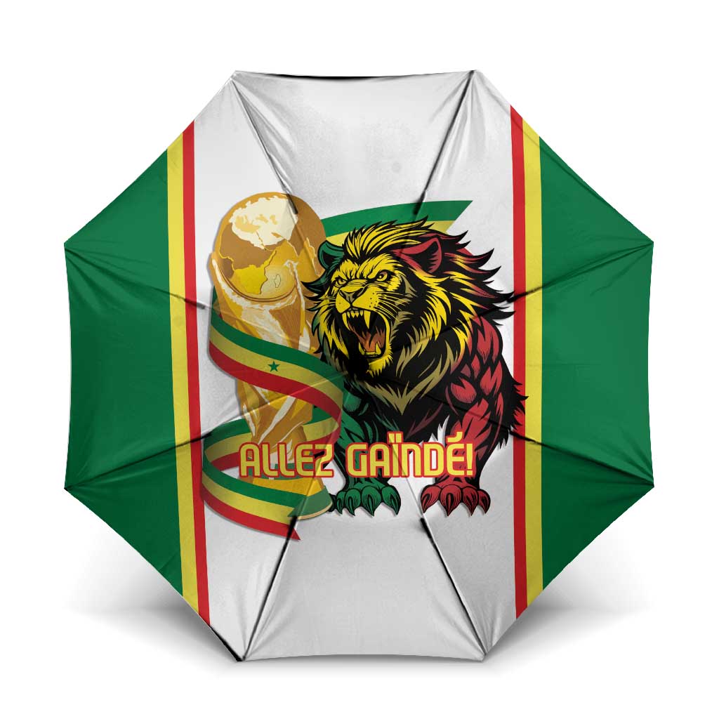 Senegal WC26 Future Champions Umbrella Lions de la Teranga Allez Gainde