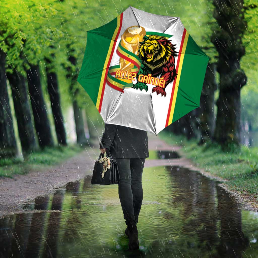 Senegal WC26 Future Champions Umbrella Lions de la Teranga Allez Gainde