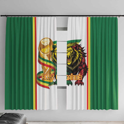 Senegal WC26 Future Champions Window Curtain Lions de la Teranga Allez Gainde