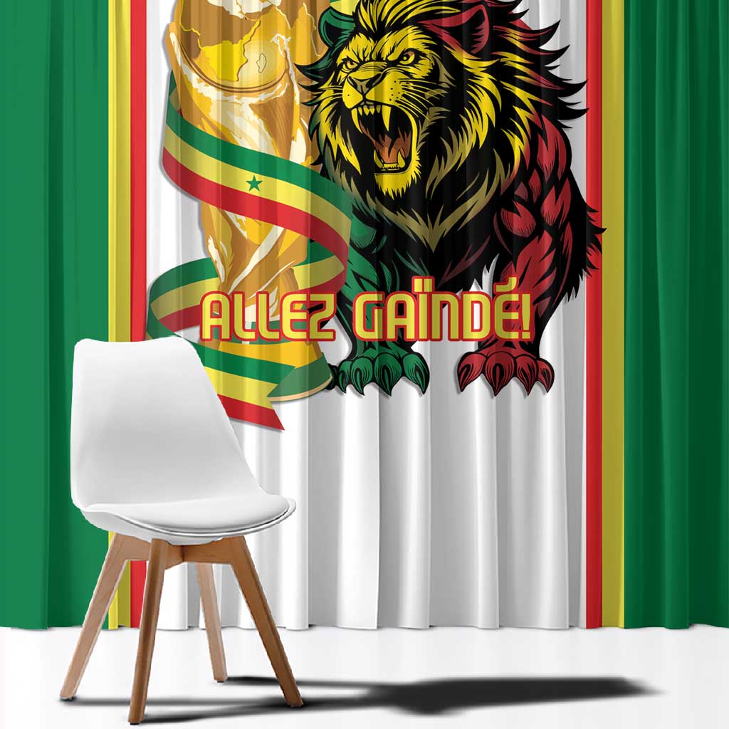Senegal WC26 Future Champions Window Curtain Lions de la Teranga Allez Gainde