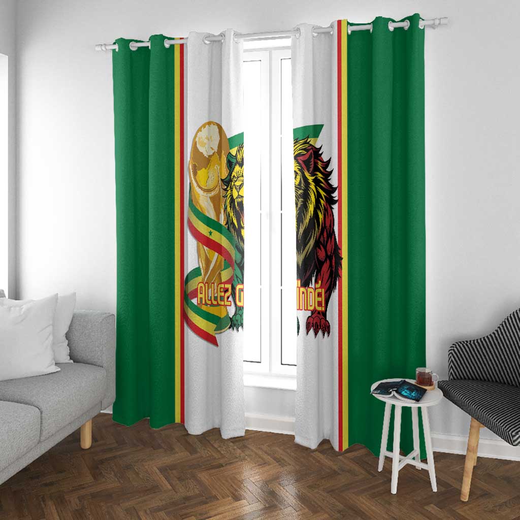 Senegal WC26 Future Champions Window Curtain Lions de la Teranga Allez Gainde