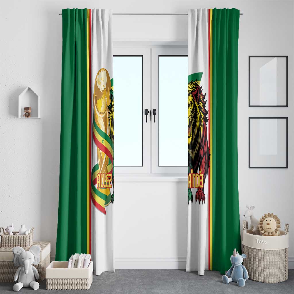 Senegal WC26 Future Champions Window Curtain Lions de la Teranga Allez Gainde