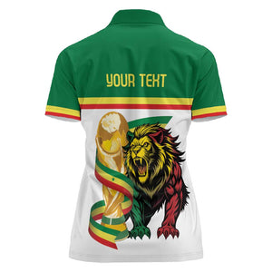 Personalized Senegal WC26 Future Champions Women Polo Shirt Lions de la Teranga Allez Gainde