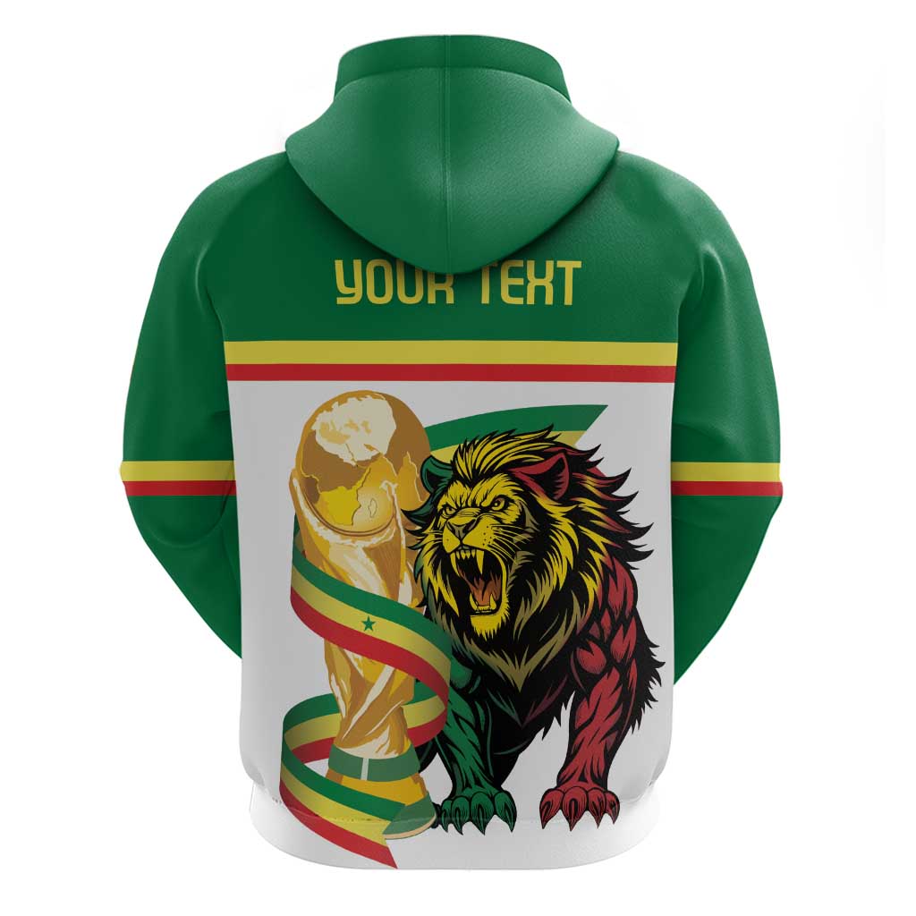 Personalized Senegal WC26 Future Champions Zip Hoodie Lions de la Teranga Allez Gainde